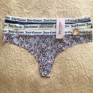 NWT—JUICY COUTURE Thong 3 Pack